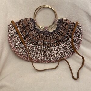 Anthropology beaded purse.